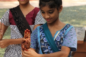 Indian Girl dancing Kathak, Delhi